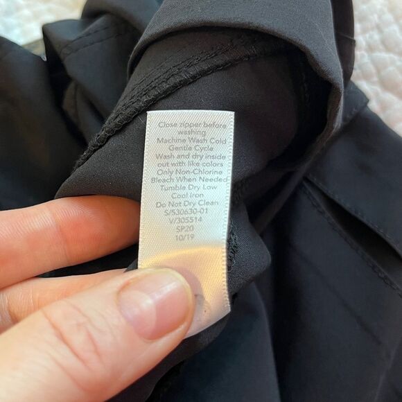 Athleta Chelsea Utility Jogger Sz 12 Black Cargo Gym Mid-Rise Stretch Athleisure - Picture 15 of 15